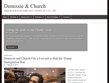 Tablet Screenshot of demissiechurch.com